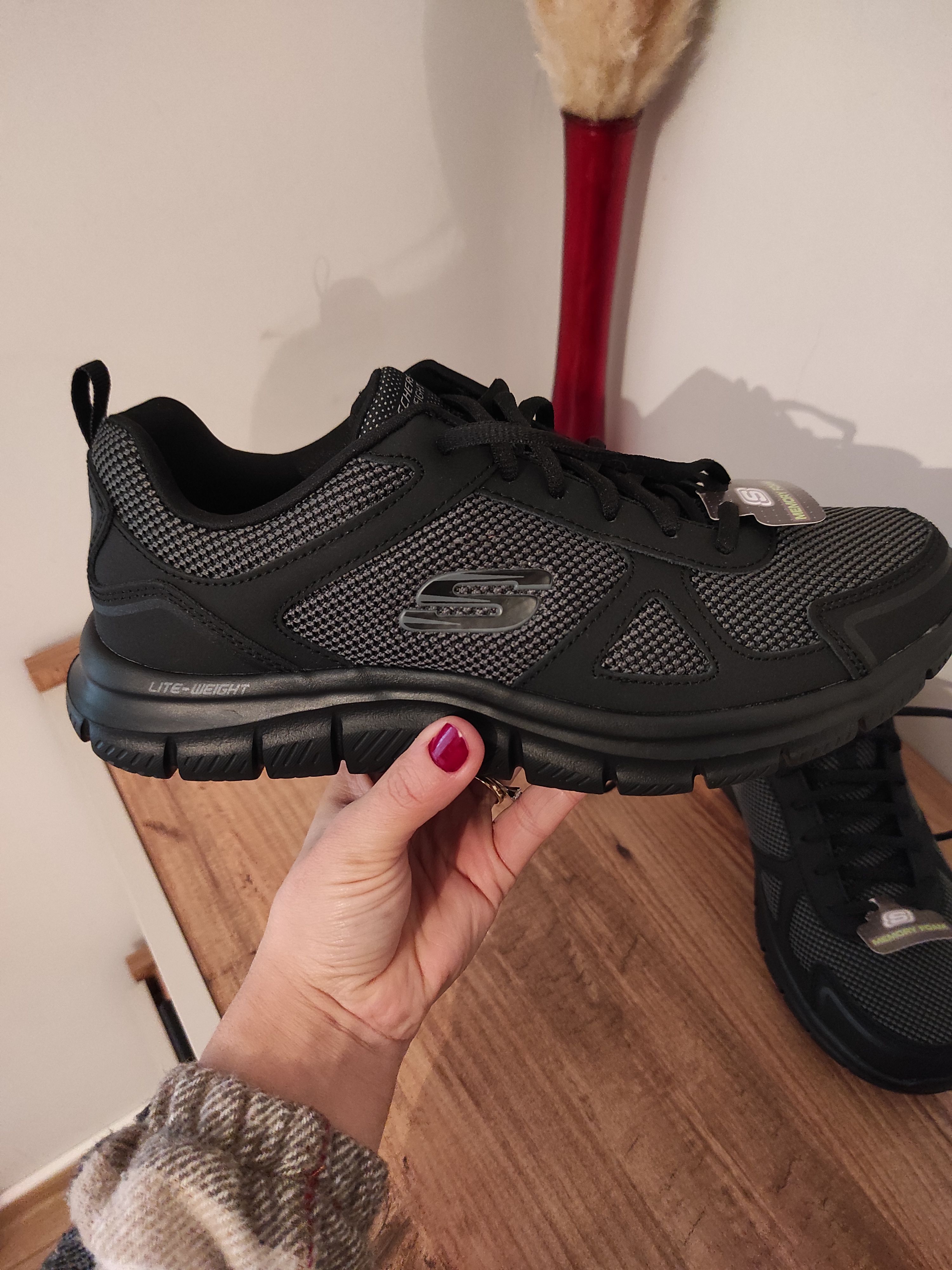 اسنیکر مردانه اسکیچرز Skechers اورجینال 52630 BBK photo review