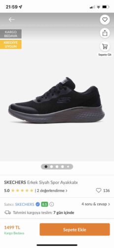 کفش پیاده روی مردانه اسکیچرز Skechers اورجینال 232591 BKCC photo review