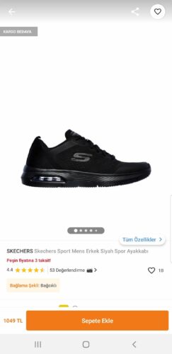 اسنیکر مردانه اسکیچرز Skechers اورجینال 52559 BBK photo review